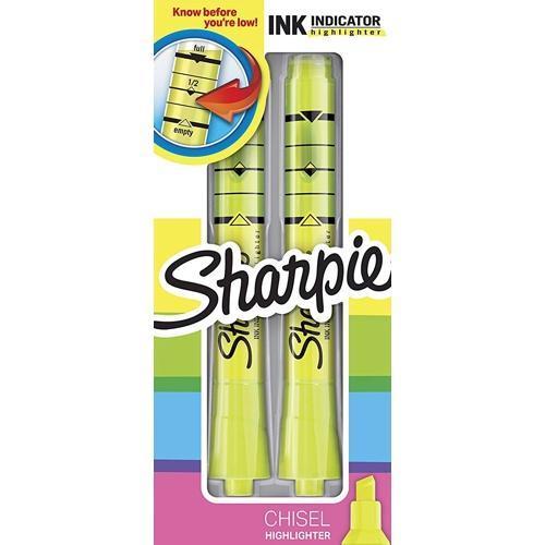 Sharpie Broad Chisel Tip Ink Indicator Stick Highlighter Markers (2 Pack) with Free Local Delivery in Champaign & Vermilion County IL.