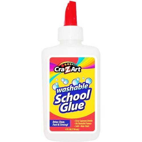 Washable School Glue (4 fl. oz) Dries Clear, Fast & Strong! on Sale up to 80% Off at 5to99.com Daily Deals Dollar Store.