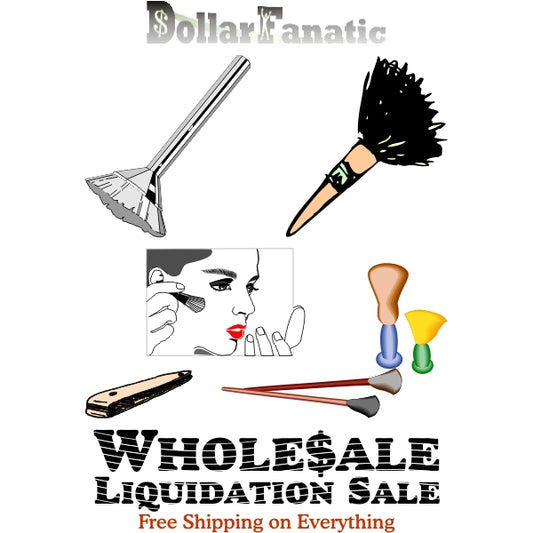 Wholesale Bundle of 100 - Cosmetics & Makeup Tools, Manicure & Pedicure Accessories Assortment