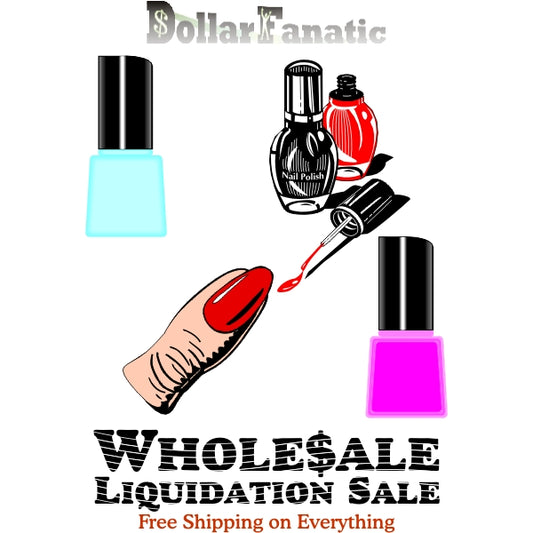 Wholesale Bundle of 100 - Premium Name Brand Nail Polish Assortment